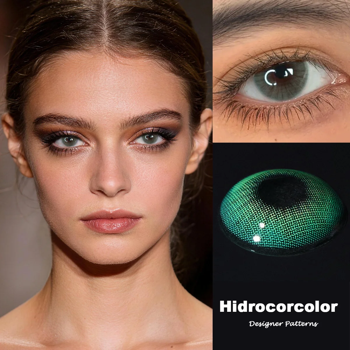 VISUASHOW Hidrocorcolor Farbige Kontaktlinsen für Halbjährlichen Gebrauch, Kleine Pupillen, Augen-Schönheits-Make-up-Linsen für Tägliche Party-Kosmetik – Detail 10