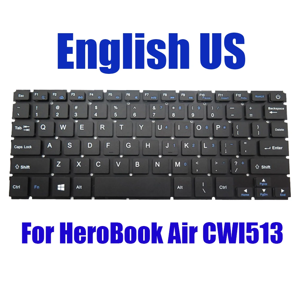 Laptop Keyboard For Chuwi For HeroBook Air 11.6 CWI513 English US Black Without Backlit Replacement New