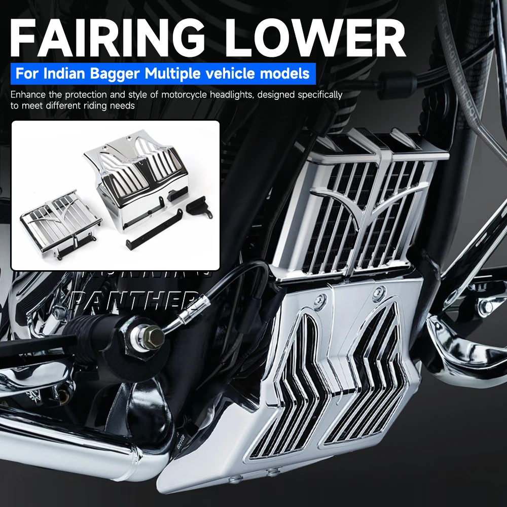 

Motorcycle Fairing Lower Front Spoiler Air Dam Fairing Mudguard Protective Cover FOR Indian Bagger Challenger Limited Elite