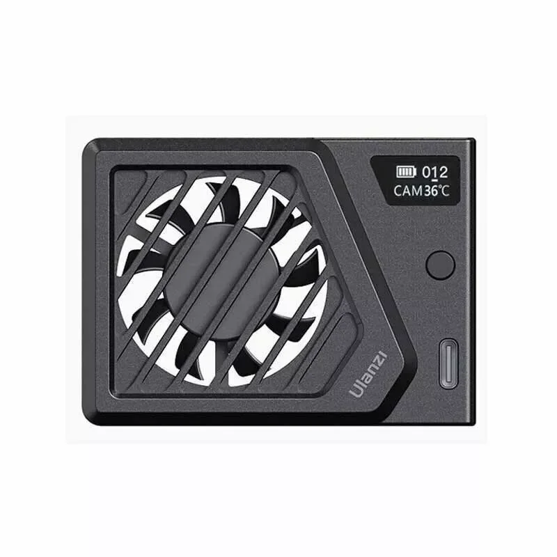 

Ulanzi CA25 Cooling System New Version Heat Sink Cooling Fan for Canon FUJIFILM Nikon ZV-E1 FX30 A7M4 R8 R7 R6 XT4