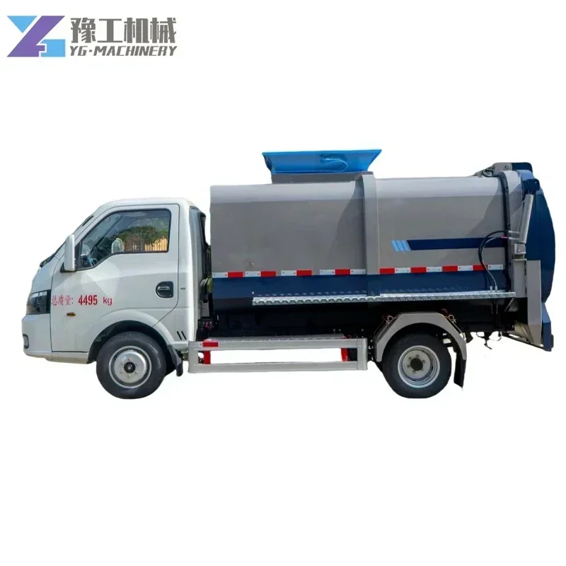 YG Hanging Bucket Mass Garbage Collection Trash Bin Cleaning Truck New Energy Kitchen Garbage Truck