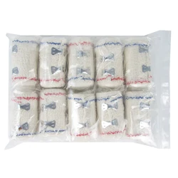 PBT Elastic Bandage First Aid Kit Gauze Roll Wound Dressing Medical Nursing Emergency Care Bandage 7cm*4.5M Medical Supplies