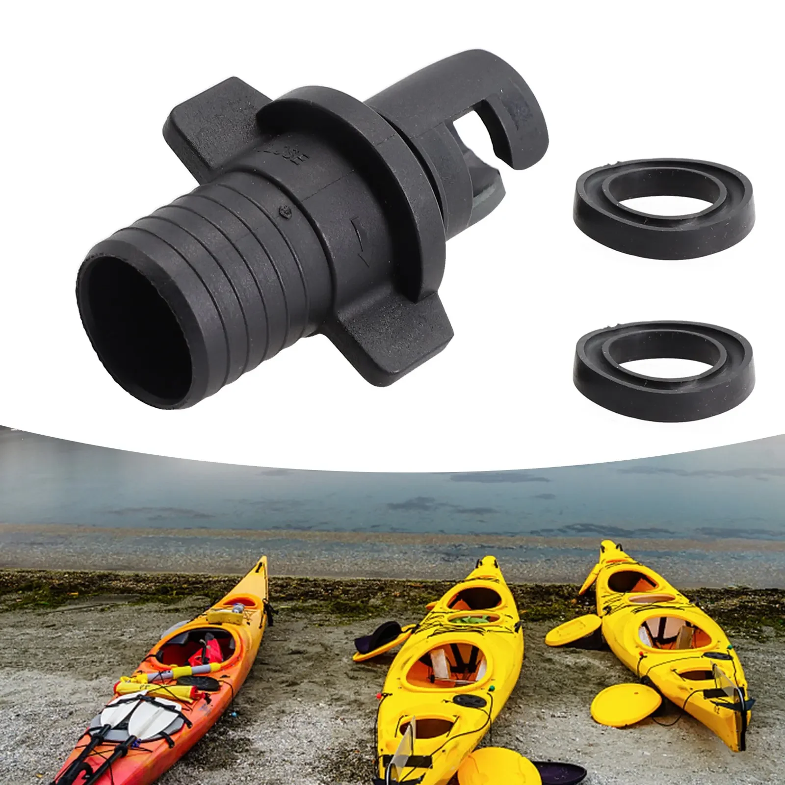 High Quality Replacement Accessories For Kayaking Air Valve Boat Air Valve 1Pcs Adaptor High Strength Inflatable Boat