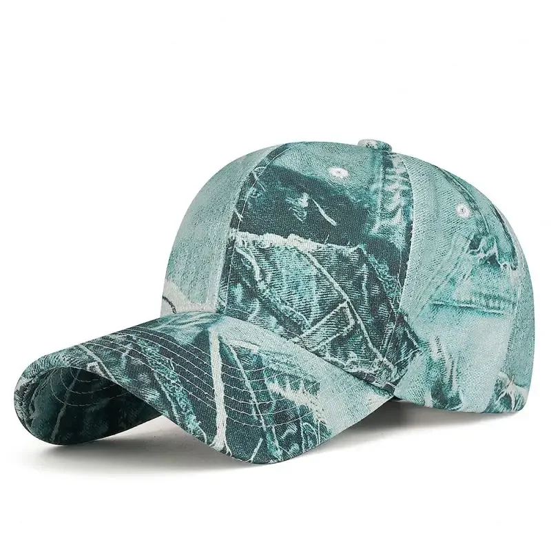 Embroidered Fish Men Caps Camouflage Hunting Fishing Men Baseball Cap Summer Fisher Man Hat For Men Casual Bone Casquette