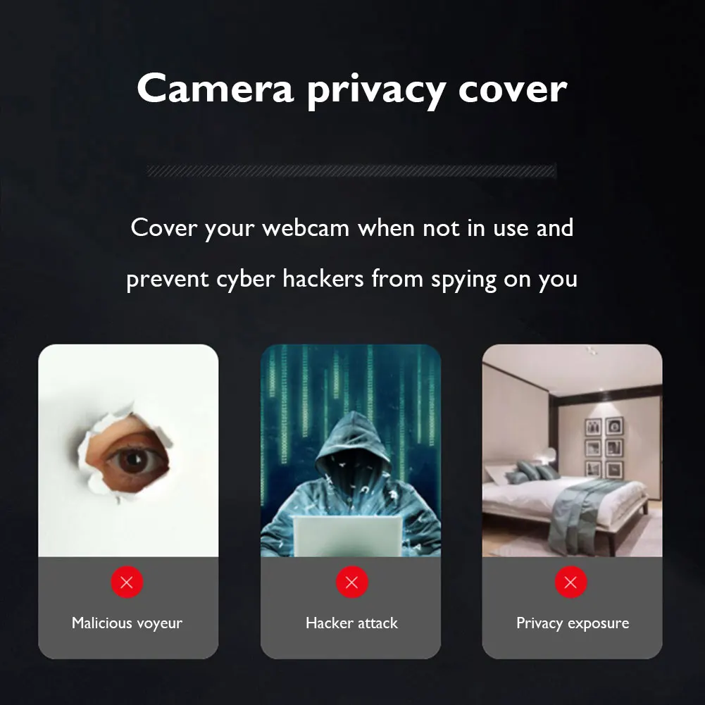 Webcam Cover 50PCS 0.03 inch Ultra Thin Laptop Camera Cover Slide for iPhone iPad MacBook Pro Computer iMac Cell Phone Camera