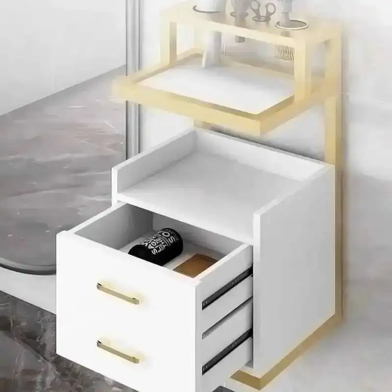 فائدة تصفيف الشعر عربة أدراج الجمالية المهنية مساعد عربة صالون تجميل Carrello Attrezzi سبا الأثاث MQ50TC #4