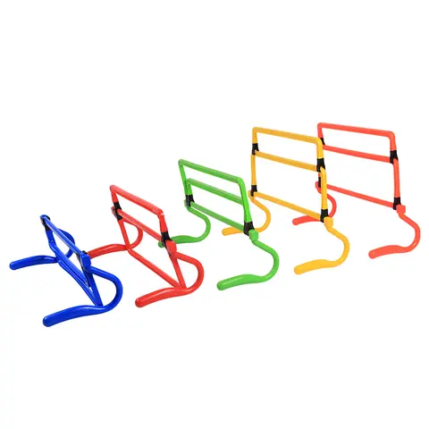 1 Four-Speed Color Adjustable Hurdle Multi-Functional Small Hurdle Football Training equipment Speed Obstacle Hurdle Jump Bar