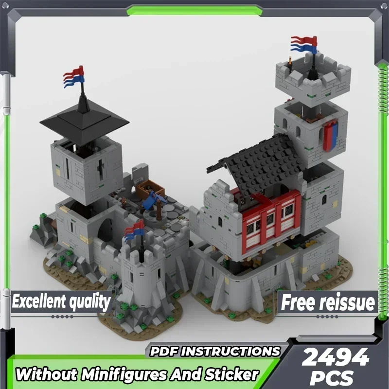 

Medieval Fortress Model Moc Building Bricks Small Medieval Castle Technology Modular Blocks Gift Christmas Toy DIY Sets Assembly