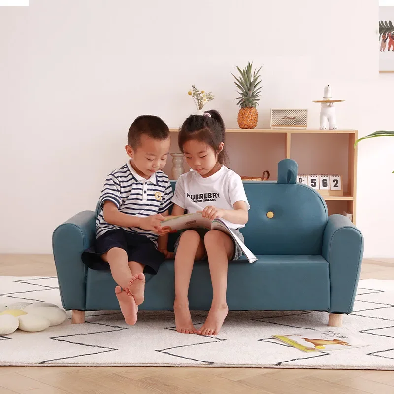 Sofa balita furnitur anak kamar tidur Sofa Mini kursi bayi Pouf anak-anak kursi anak ruang Divano bambu kecil