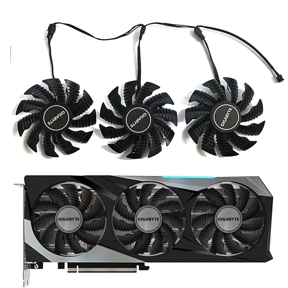 

T128010SU 82mm 4pin 0.5A RTX3070 GPU Cooler for Gigabyte RTX 3070 Gaming GV-N3070GAMING OC-8GD Graphics Card