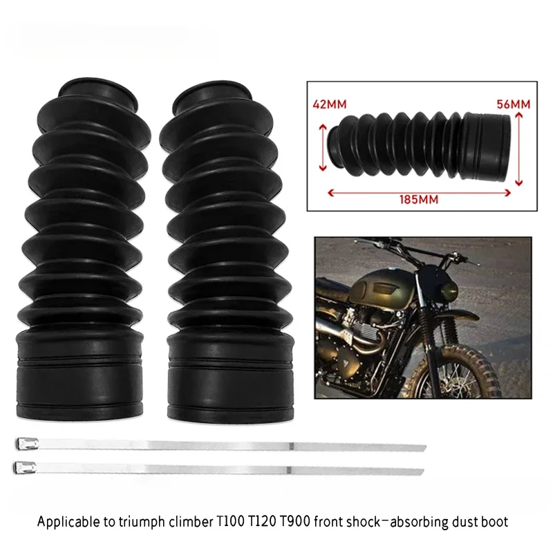 Motorcycle Front Fork Shock Absorber Cover Protector Sleeve for Triumph Bonneville Bobber T100 T120 T900