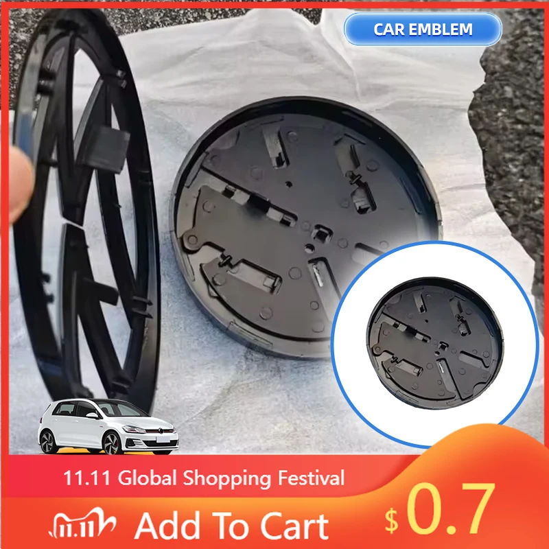 

Для Volkswagen VW внутренние наклейки 2 шт. сменный значок для Golf 7 Golf7 MK 7 2014 2015 2017 2016 автомобильный передний капот гриль задний