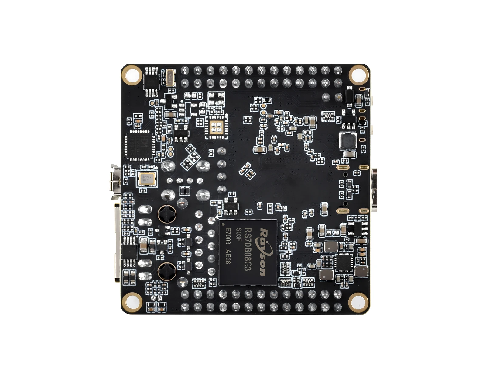Luckfox Lyra Ultra RK3506B Linux Микроплата разработки, 8 ГБ eMMC, включает трехъядерные процессоры ARM Cortex-A7/ARM Cortex-M0