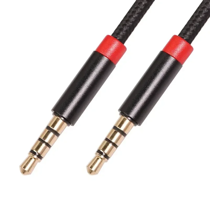 Kabel Aux 3.5 pria KE pria, kabel Audio HiFi Jack 3.5mm untuk mikrofon mobil Headphone Speaker MP3 AUX kabel ekstensi kabel AUX