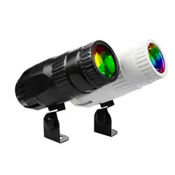 Mini RGBW LED Beam Spot lights Pinspot Light with Remote Spotlight Stage Effect Lighting for DJ Disco Party Bar Club Show Weddin