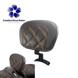 2009-2023 Front Driver Rider Backrest Pad Motorcycle For Harley Davidson Touring Ultra Limited Road King FLHR Electra Glide FLHX