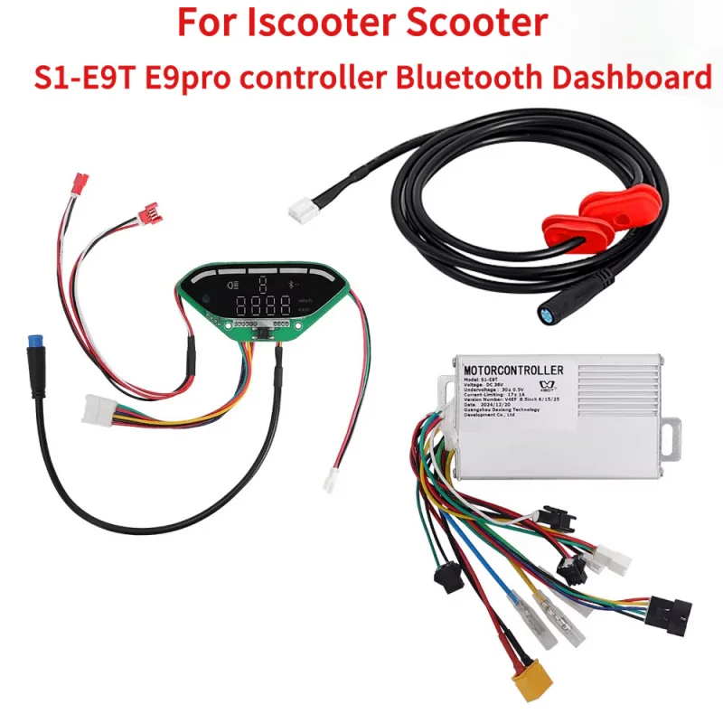 S1-E9T E9pro controller Bluetooth Dashboard Communication Line Iscooter Replacement Parts For Iscooter S1-E9T Electric Scooter