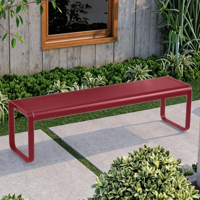 

Outdoor Benches Hotel Villas Chairs Courtyard Benches Aluminum Alloy Garden Benches Household Dining Tables and Chairs