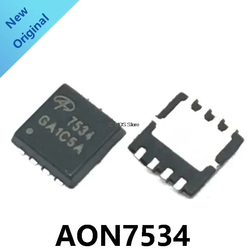 

10~50piece/lot 100% New 7534 AO7534 AON7534 QFN-8 Chipset