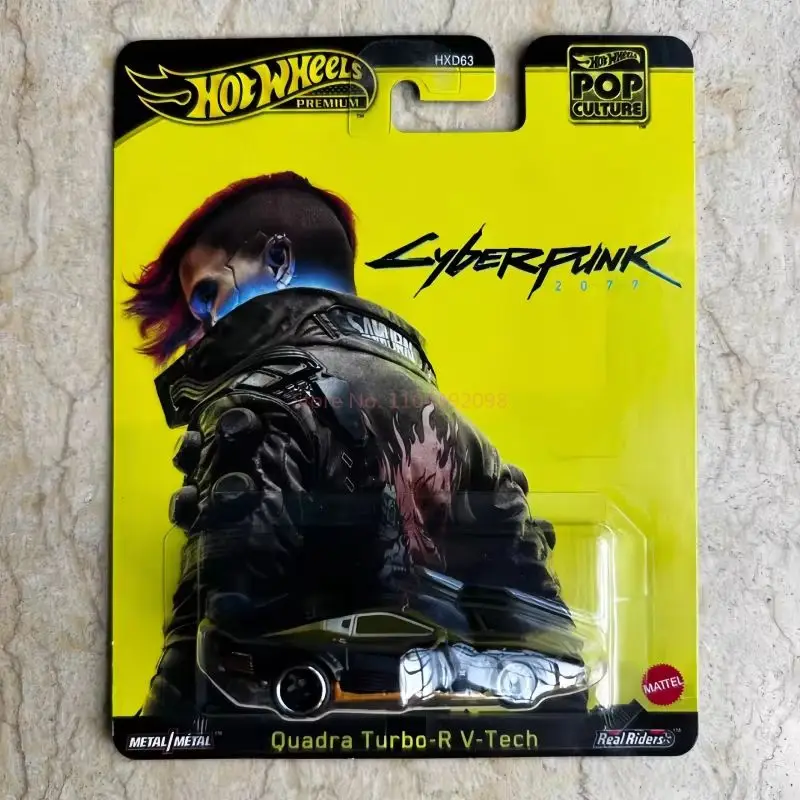 Oryginalny Hot Wheels Hxd63 Seria Popkultury Cyberpunk 2077 Airwolf Świąteczny Horror Model Samochodu Kolekcjonerski Zabawka Model Samochodu Prezent
