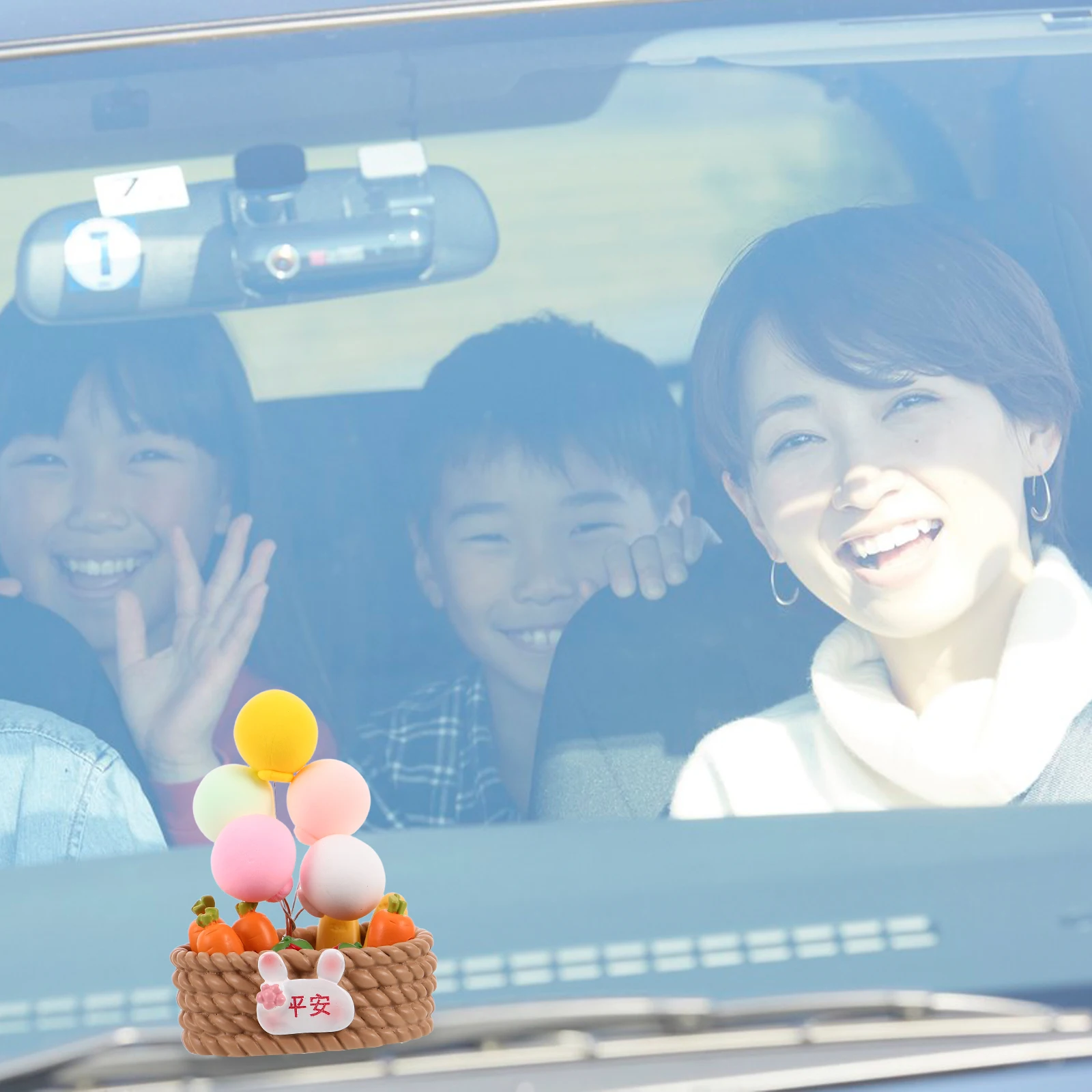 

Ornaments Adorable Balloon Basket Decor Dashboard Accessory Interior Cute Car Decorations Dashboard Ornaments Accessories Sturdy
