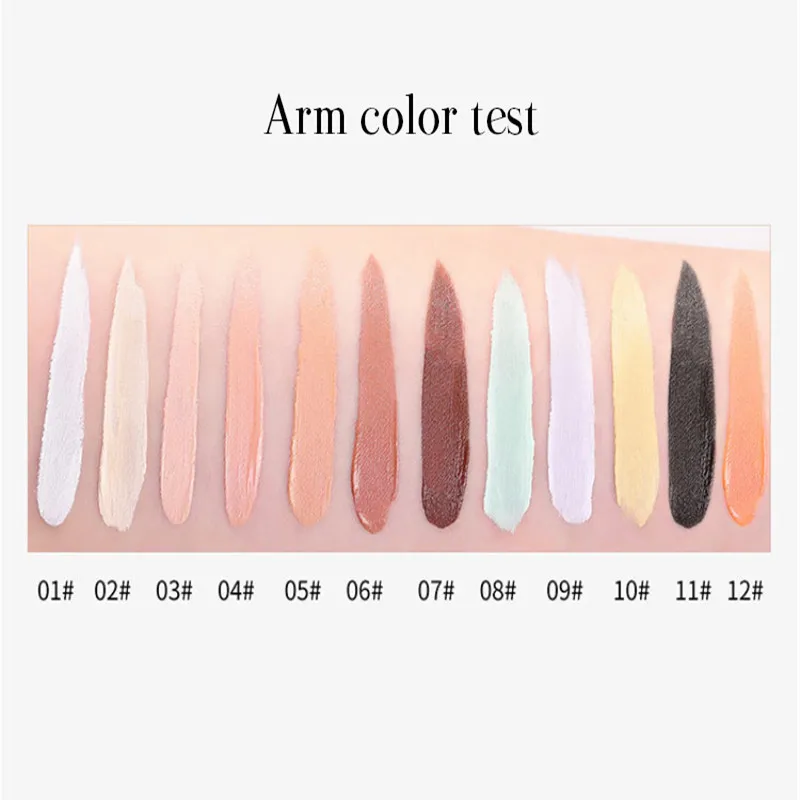 12 Colors Makeup Concealer High Coverage Concealer Cover Anti Dark Circle Freckle Long-lasting Waterproof Foundation Cosmetics