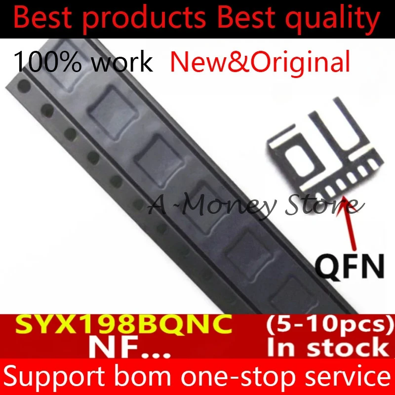 

(5-10pcs)SYX198B SYX198BQNC RF3EZ RF4MF SYX198 QFN-6