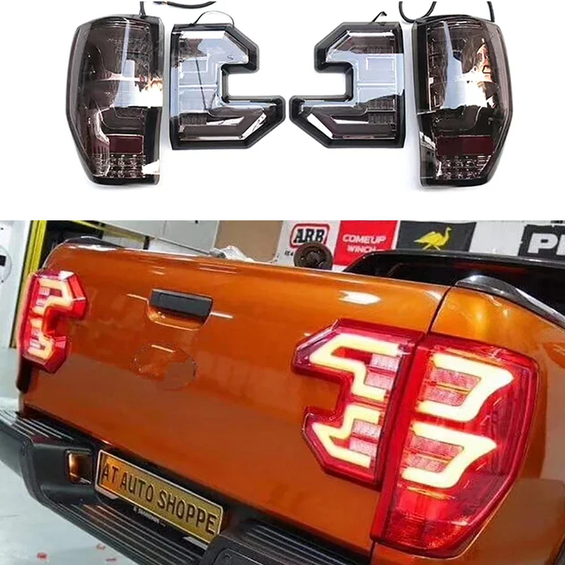 

4Pcs Raptor Style Modification Taillight Rear Lanp Accessories For Ford Ranger T6 T7 T8 XLT Wildtrak Off-road Pickup Tail light