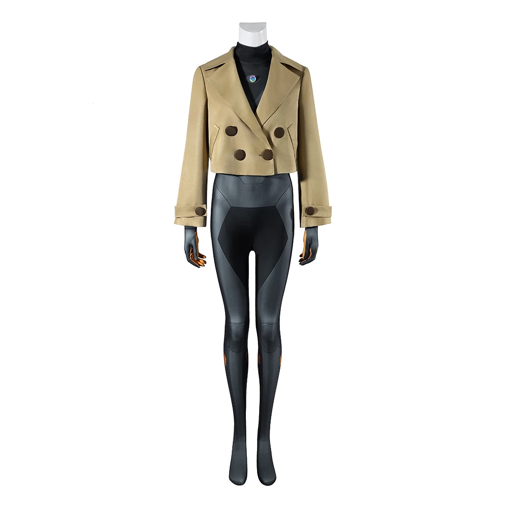 أنيمي إيما تأثيري المرأة الخيال بذلة معطف زي لعب الأدوار تجهيزات الملابس للإناث هالوين كرنفال البدلة بدلة الحفلات