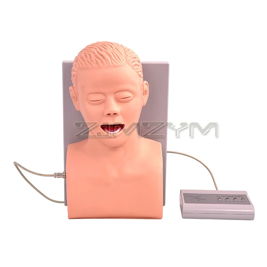 Adult Intubation Manikin Study Teaching Model Airway Management Trainer PVC With Teeth 110-220V