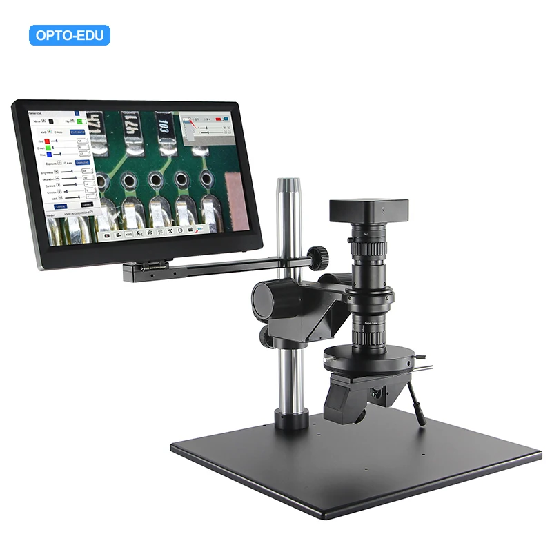 

OPTO-EDU A21.1610 2D 3D видеомикроскоп с ручным вращением
