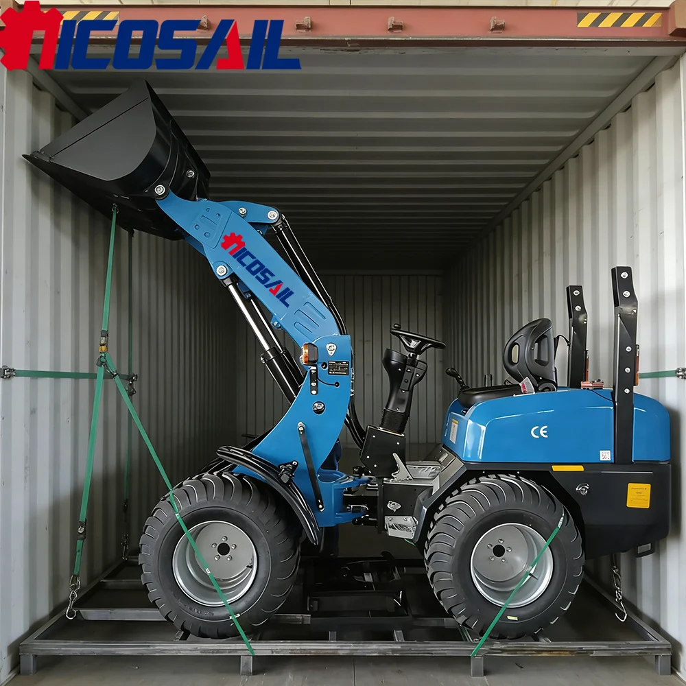 

Euro 5 CE Nicosail KZL918 Telescopic Boom Loader 2100kg 2215 Articulated Small Telehandler Agricultural Construction Machinery