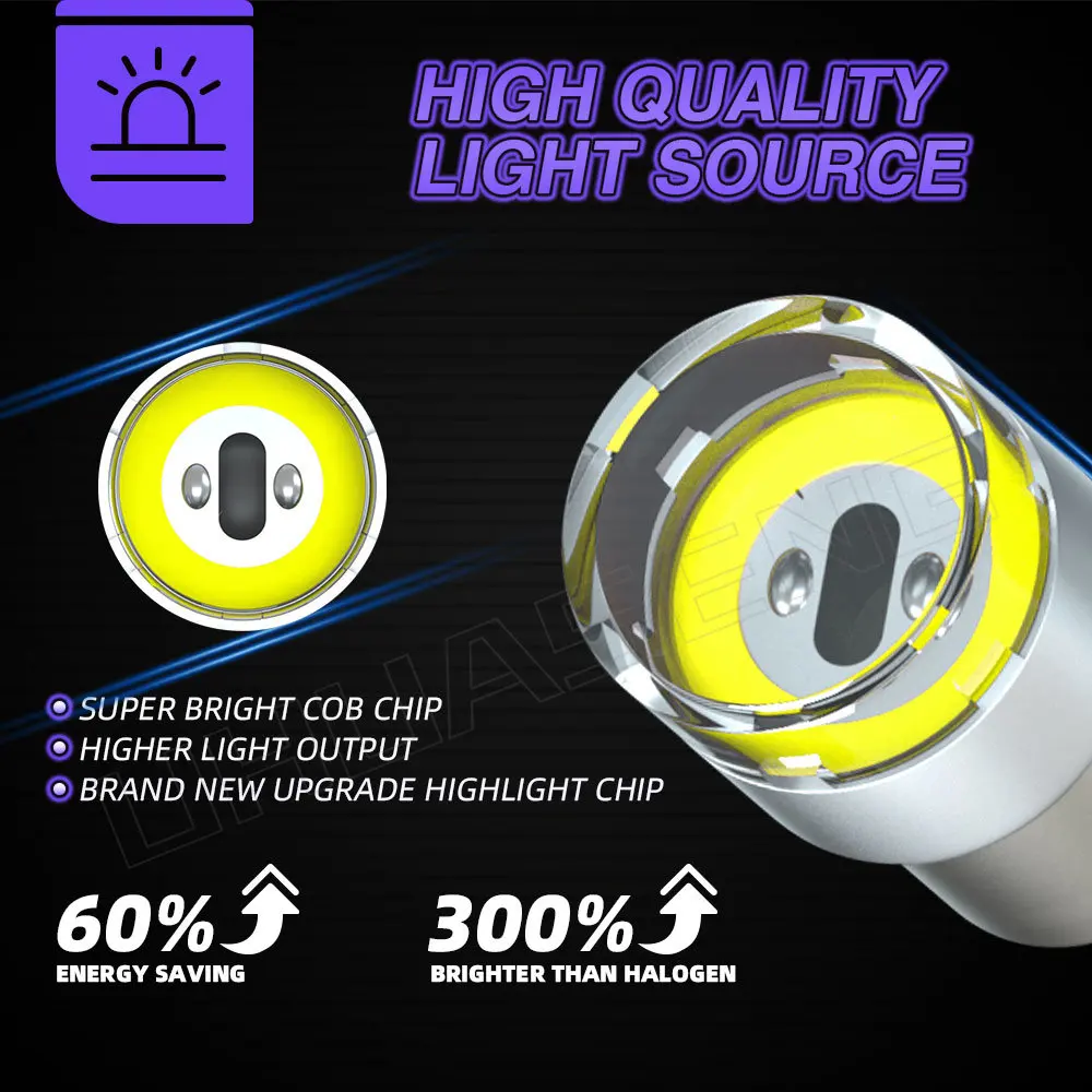 UHUASENG R10W R5W P21W Led Bulb Strobe 1156 1157 7443 T20 7440 BAY15D BA15S P21/5W Flashing Flash Truck Car Light Lamp 12V 24V