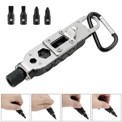 Multifunctional Mini Screwdriver Tool Outdoor EDC Keychain Shape Screwdrivers Portable Steel Repair Tools