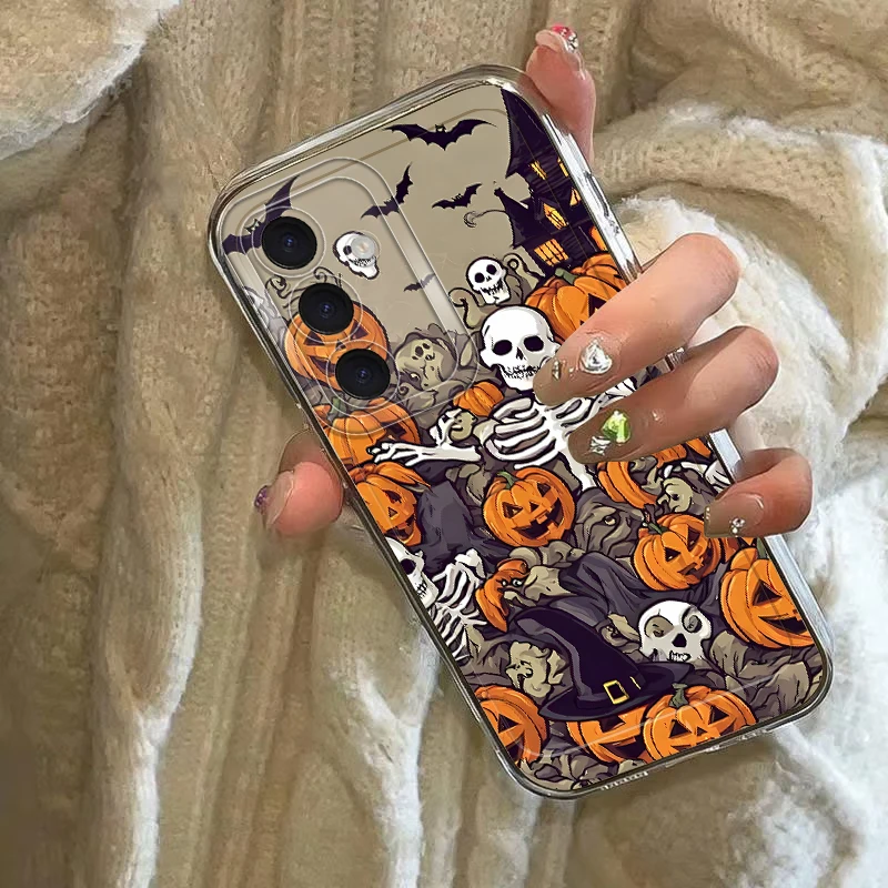 เคสโทรศัพท์ลายผีฮาโลวีนสุดเท่สำหรับ Samsung Galaxy A55 A23 A15 A14 A56 A36 A13 A34 A35 A26 A24 A33 A73 A54