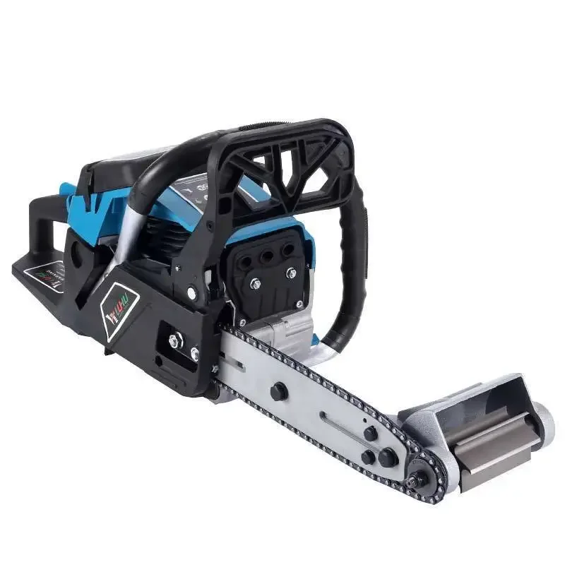 Electric bark scraping chainsaw modified to remove bark bracket knife head chainsaw to cut bark