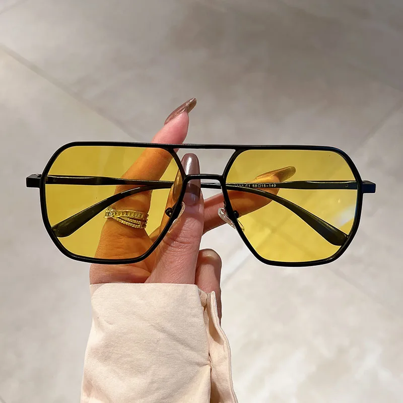 Vintage Polarized Sunglasses Men Fashion Black Shades Eyewear Retro Trendy Brand Design Sun Glasses for Driving Fishing Unisex view 4