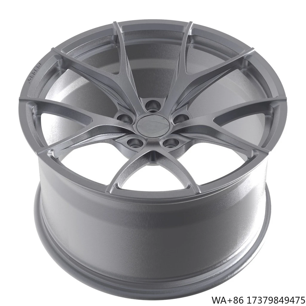 

High Performance Brushed Grey Alloy Wheel Rims 5x112 20 21 22 23 24 Inch Aluminium Forged Car Wheels