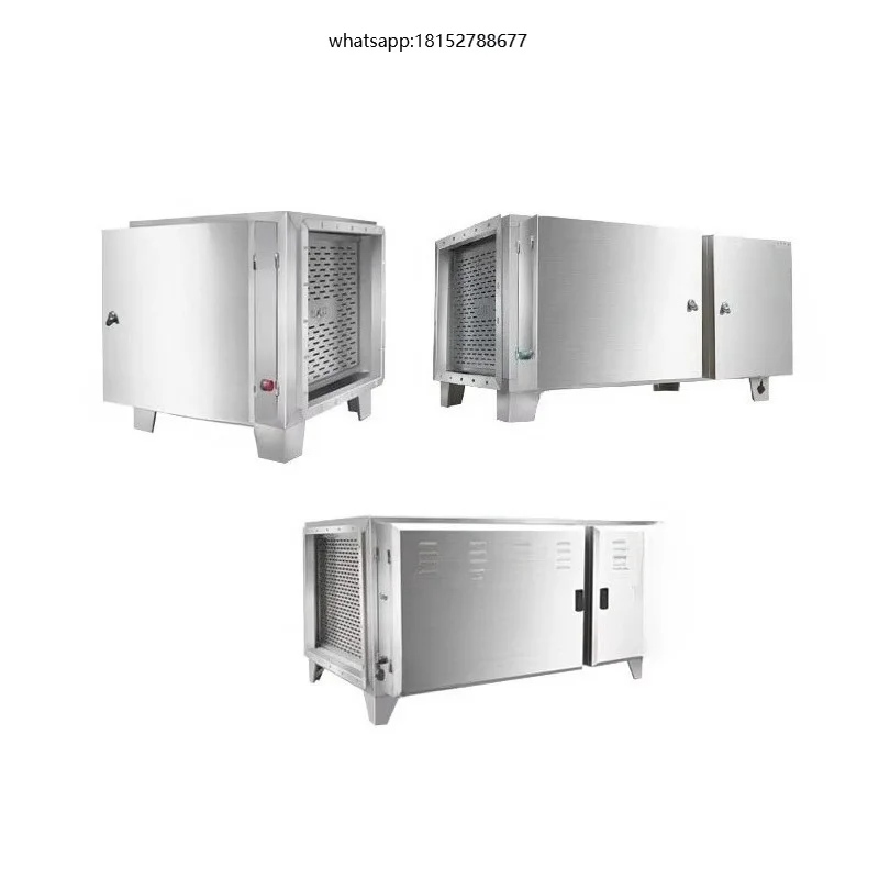 Newest Stainless Steel 220V Electrostatic Oil Mist Fume Purifier for Lampblack Purification