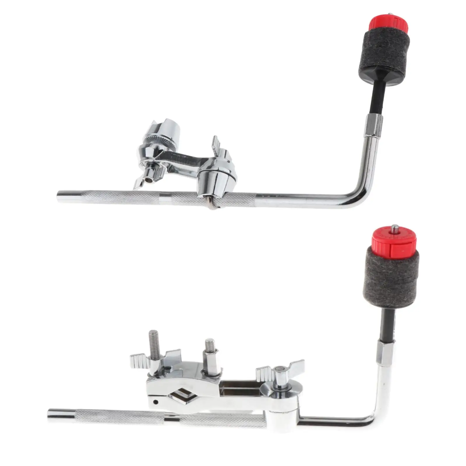 Drum Cymbal Arm Grabber Cymbal Arm Metal with L Arm Drum Parts Fittings Adjustable Drum Cymbal Holder Drum Extension Clamp