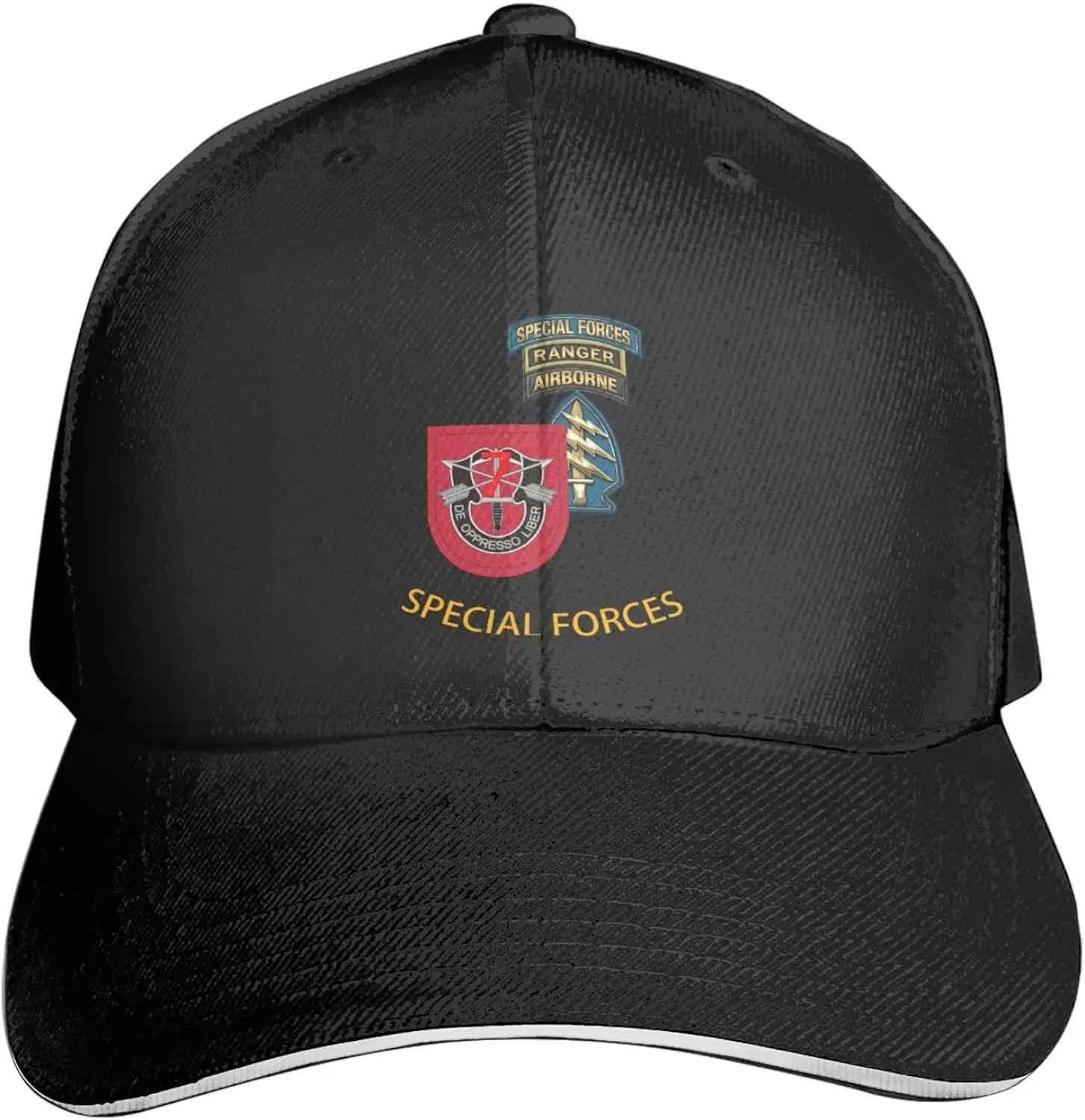 Us Army 7th Special Forces Group Premium Adjustable Baseball Cap for Men and Women - Outdoor Sports, Sun Protection