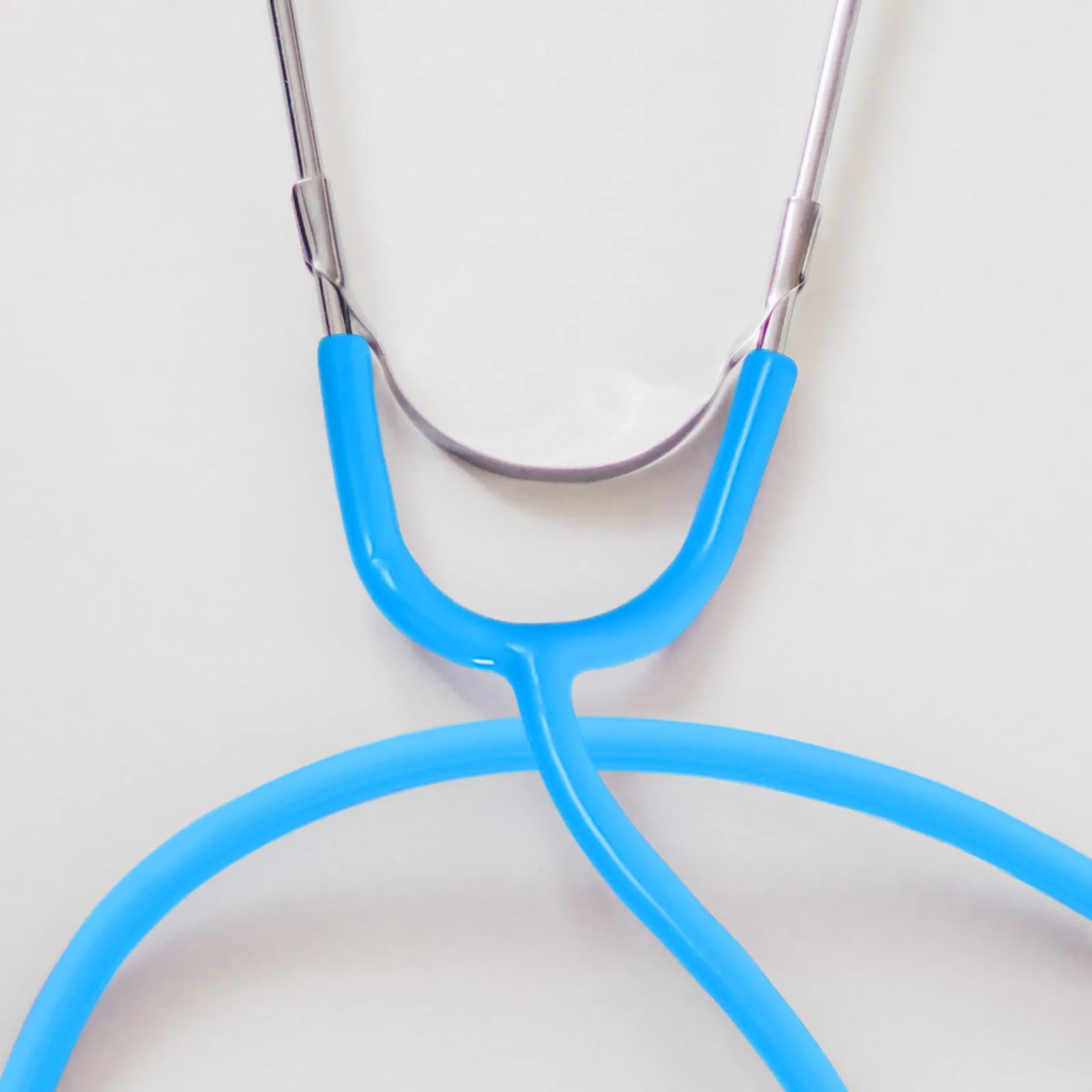 2Pcs Plastic Stethoscope Tube Extension Replacement Y-Shaped Hose Adapter Flexible Tubing Replacement for Stethoscope