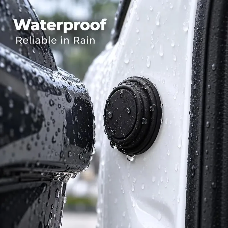 Car Door Magnetic Shock Absorber Pad 3-Layer Thickened Silicone Buffer Cushion No Glue Paint-Safe Reduce Closing Vibration