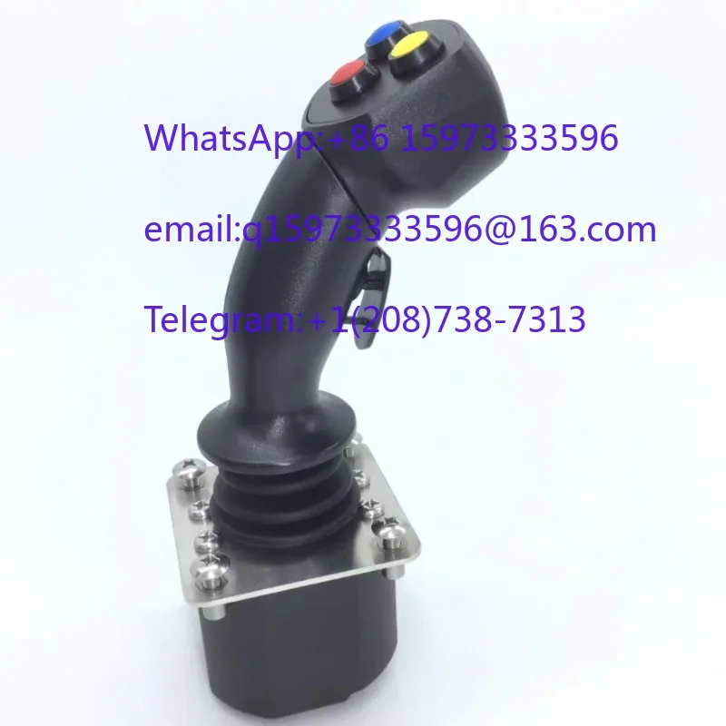 61A 3 Button Handheld Single Axis Joystick and Operation Handle for Industrial Control and Machine Operation