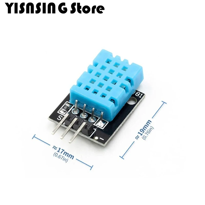 5/10 pçs inteligente 3pin KY-015 DHT-11 dht11 módulo sensor de temperatura e umidade relativa digital pcb para arduino diy starter kit