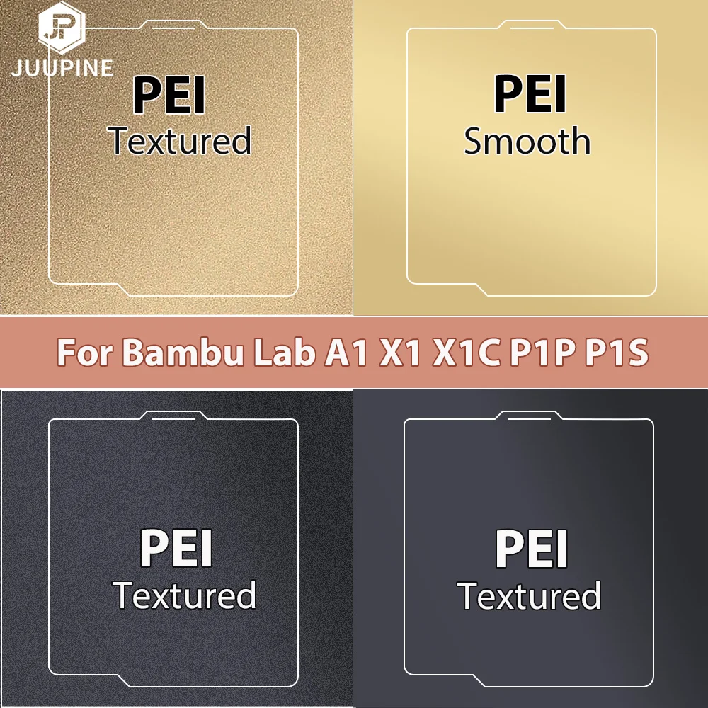 X1C P1P P1S A1 X1 Build Plate for Bambu Lab Plate Smooth PEI Sheet PEO PET for Bambulabs x1 p1p 3D Printer Heatbed Build Plate