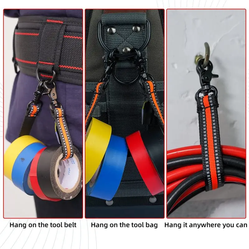 KYCOR-Electrical Tape Holder With Trigger Snap Hook Thong For Tool Belt, For Tool Pouch, Bag