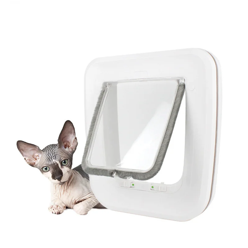 The product can be customized. New pet products dog door hole cat door ABS Japan creative pet door automatic