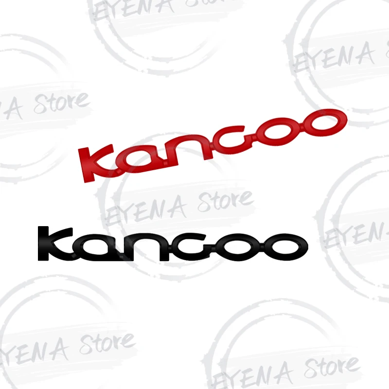 ل Kangoo شعار RS الرياضة Dci MK2 MK3 فان حروف شارة معدنية ملصقات سيارة الخلفي الجذع الجسم شعار اكسسوارات السيارات