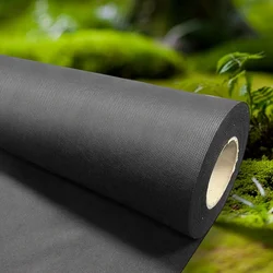 1 Pack, Thickened Non-woven Landscape Fabric, Weed Barrier Fabric, Heavy-duty Garden Weed Barrier Fabric Roll